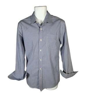 Amazon Essentials Men's Slim Fit Long Sleeve Gingham Dress Shirt